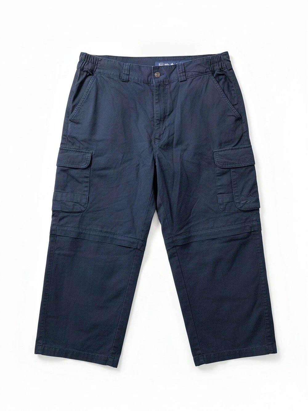 WindRiver Outfitting Men's Heavy Duty Convertible Cargo Pants in Blue